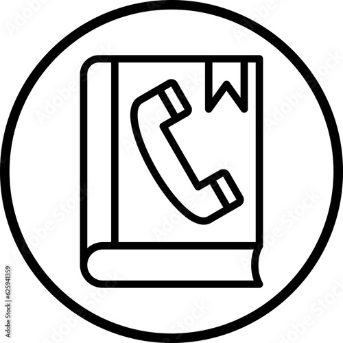 Vector Design Phonebook Icon Style