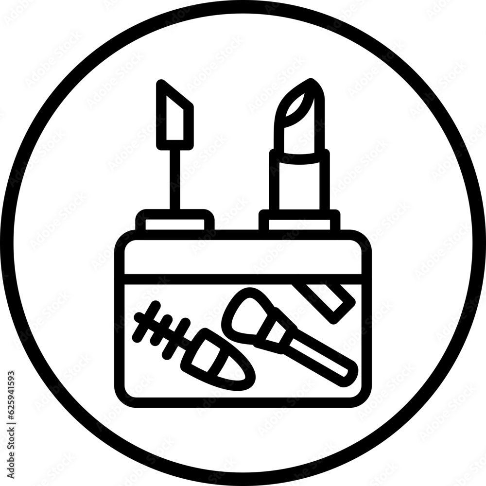 Vector Design Cosmetic Bag Icon Style