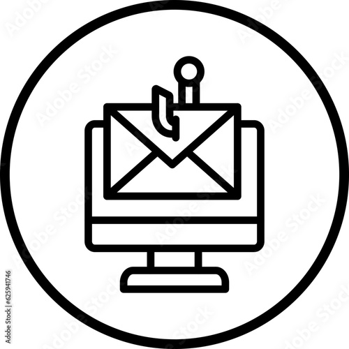 Vector Design Email Phishing Icon Style