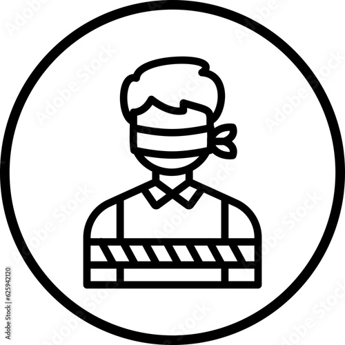 Vector Design Hostage Icon Style