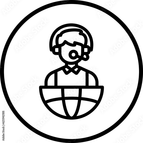 Vector Design Interpreter Icon Style