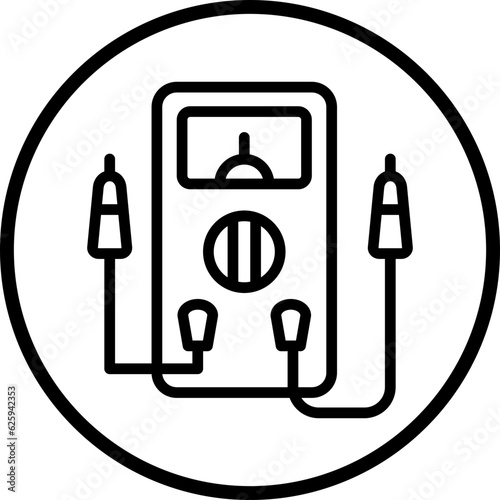 Vector Design Multimeter Icon Style