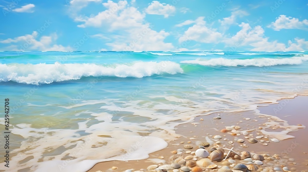 a beach with rocks and waves a beach with rocks and waves