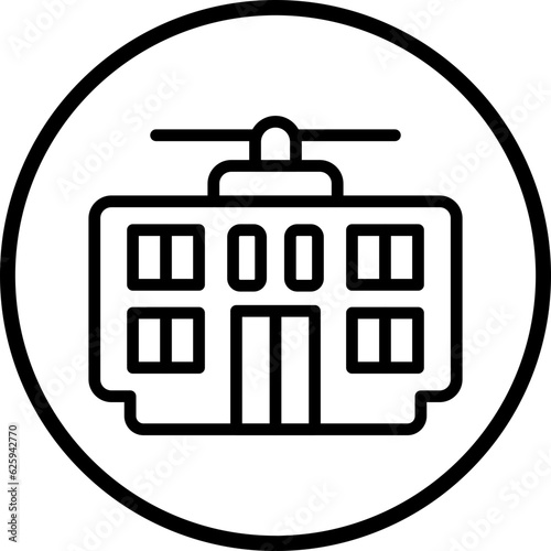Vector Design Cable Car Icon Style