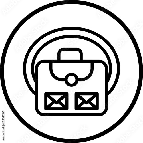 Vector Design Mail Bag Icon Style