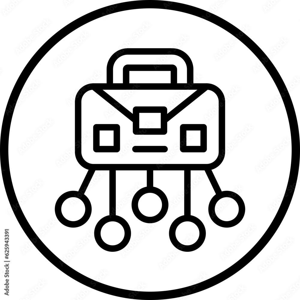 Vector Design Business Networking Icon Style Vector Design Business Networking Icon Style