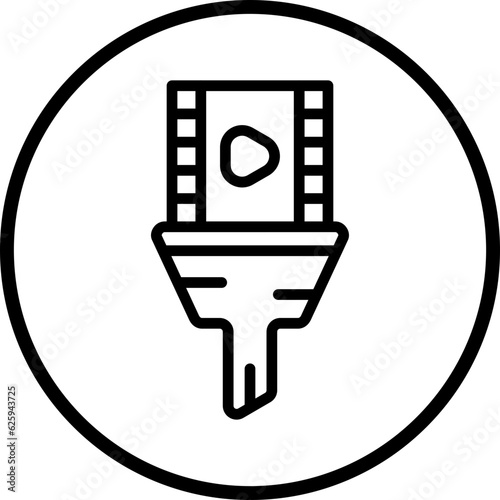 Vector Design Content Curation Icon Style