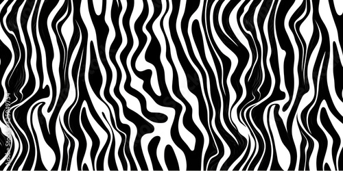 Tiger pattern. animal print. tiger striped pattern. black and white animal background,Abstract black and white picture of a Zebra
