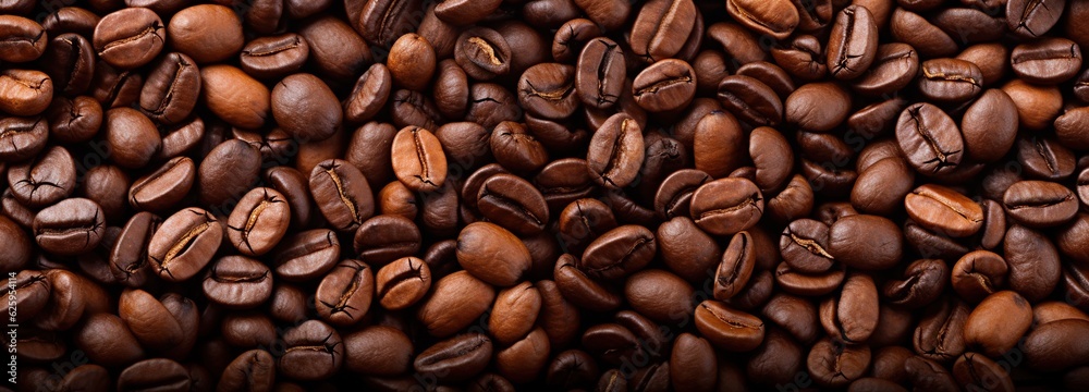 Obraz premium Coffee beans background