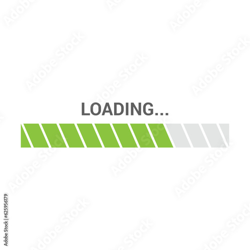 Loading bar progress icon system software update and upgrade concept.