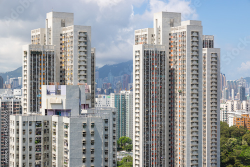 Hong Kong real estate in Wong Tai Sin district © leungchopan