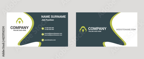 Creative Business Card background Template Design.