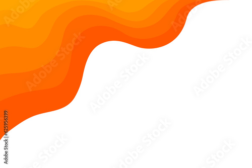 Orange Abstract Background Element Border Corner Frame Curve Wallpaper Presentation Education Business Design Layers Gradient Color Vector