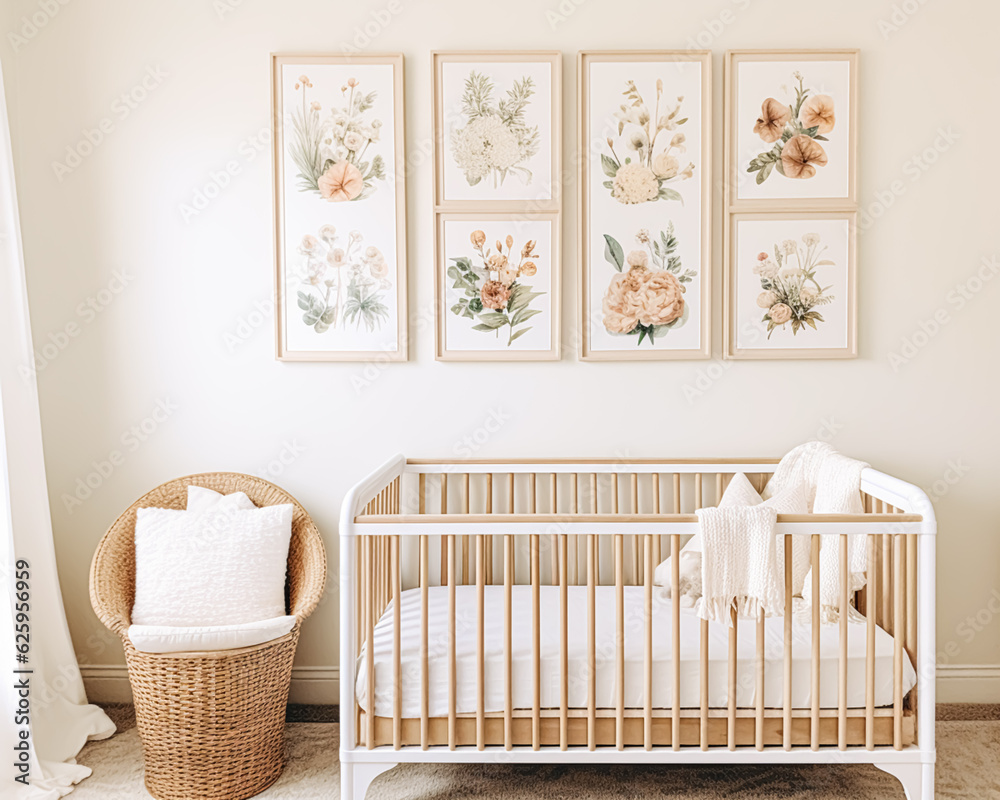 Nursery gallery wall, home decor and wall art, framed art in the ...