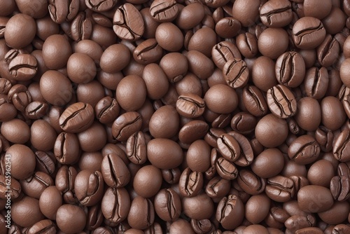 Coffee beans background