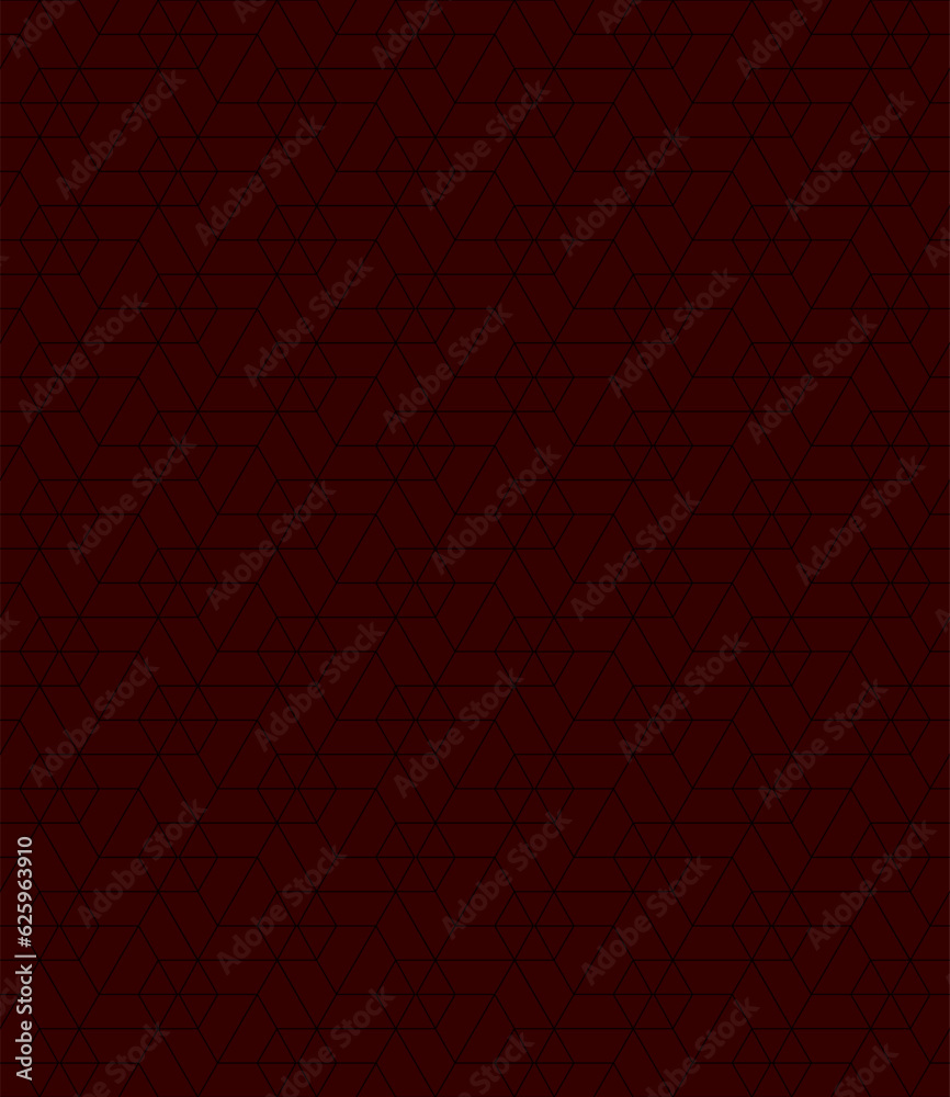 Vector seamless cubic hexagon pattern. Abstract geometric low poly background. Stylish grid texture.