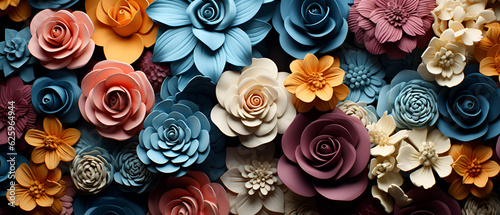 Flower wallpaper, Generative ai