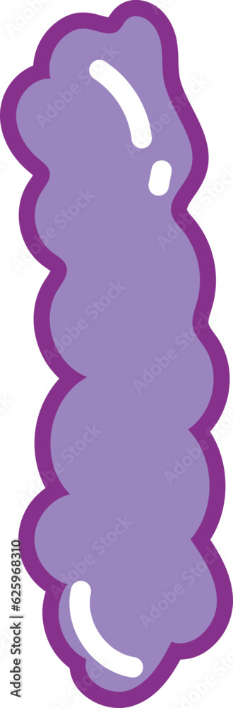 Bubbles Style Alphabet Letter I , Ransom Note Balloon Cutout Capital I Bubbles Style Alphabet Letter I , Ransom Note Balloon Cutout Capital I