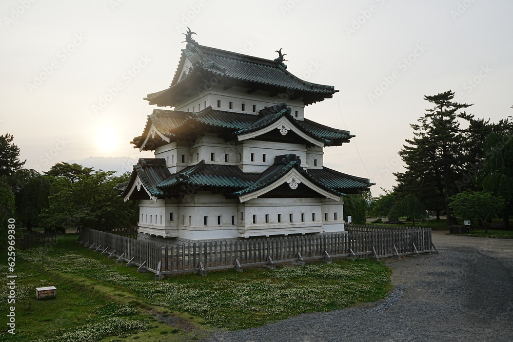 Hirosaki Castle in Aomori, Japan - 日本 青森 弘前城 