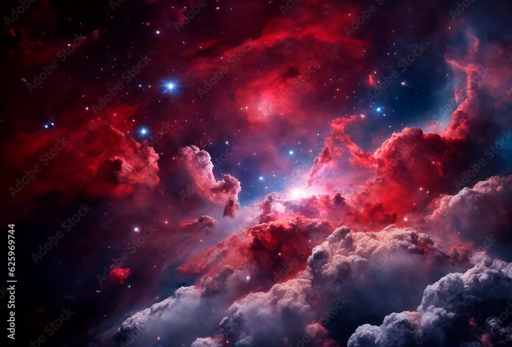  Deep, space galaxy background. Astronomical background. Starry sky.