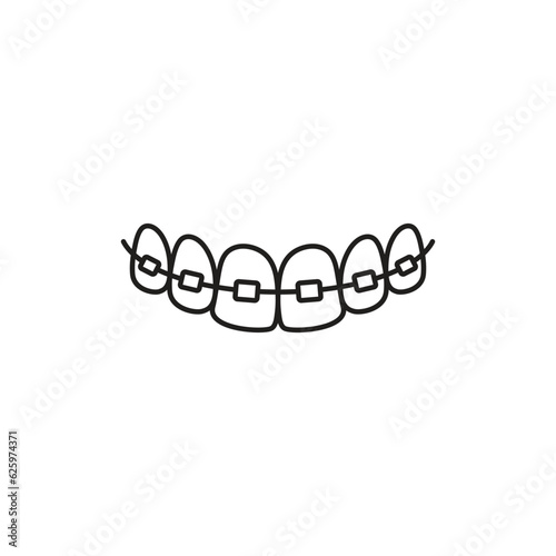 dental braces icon