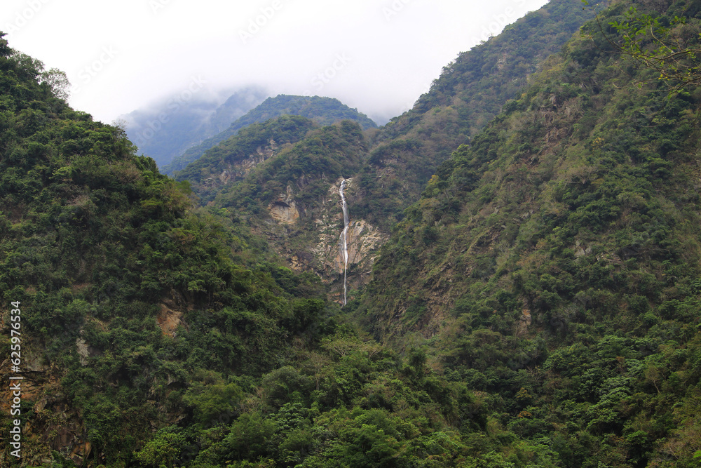 Naklejka premium Taroko National Park or Marble Mountain, Taiwan