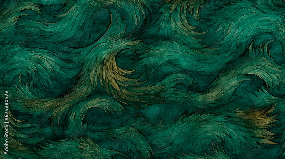 Obraz premium color gradient expressive papercut layer wallpaper