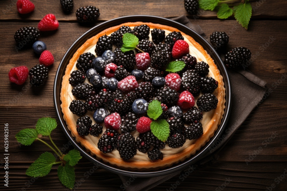 Tasty cake with berries Tasty cake with berries