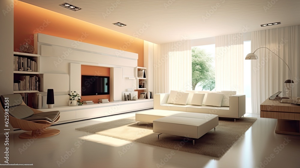 Fototapeta premium modern style conceptual interior room