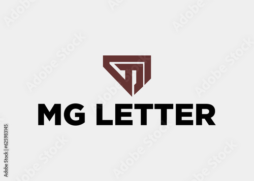 Logo mg letter company name