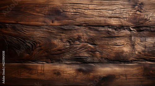 Antikes Holz Dunkler strukturierter Holzhintergrund Texture Generative Ai
