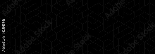 Vector seamless linear pattern. Abstract geometric background. Stylish fractal texture,