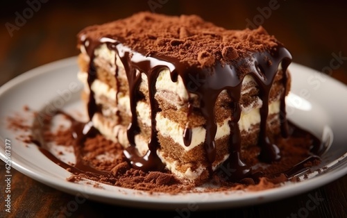 a persuasive article advocating the irresistibility of touching the delicious taste of chocolate tiramisu