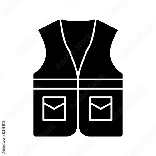 Reflective vest,safety jacket icon color editable