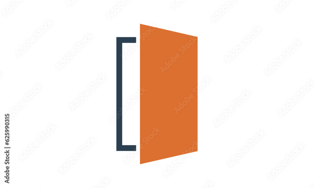 Open door vector icon, exit symbol. Flat sign illustration for web or mobile app Open door vector icon, exit symbol. Flat sign illustration for web or mobile app