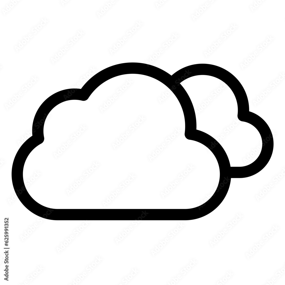 overcast weather single icon simple graphic designs overcast weather single icon simple graphic designs