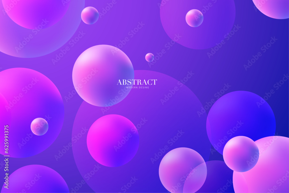 Abstract background with bubbles, Purple background Abstract background with bubbles, Purple background