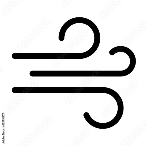 windy weather single icon simple graphic designs