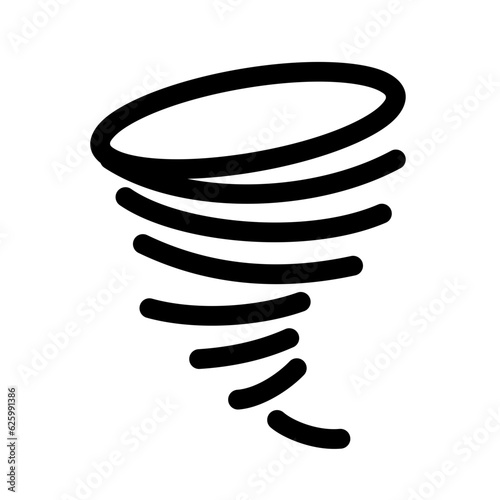 tornado weather single icon simple graphic designs