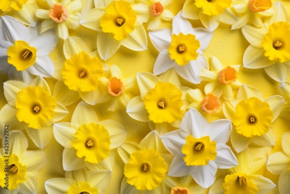 Obraz premium background leaf nature green space tulip copy spring floral flowers blossom beautiful. Generative AI.