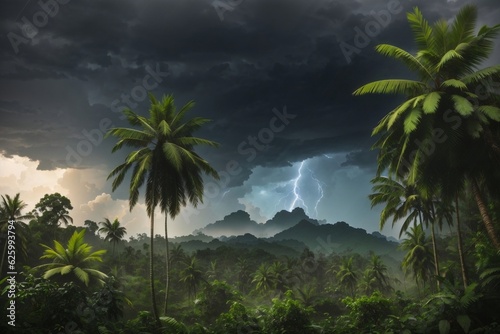 Wild Rhythms  Tropical Jungle in the Thunderstorm