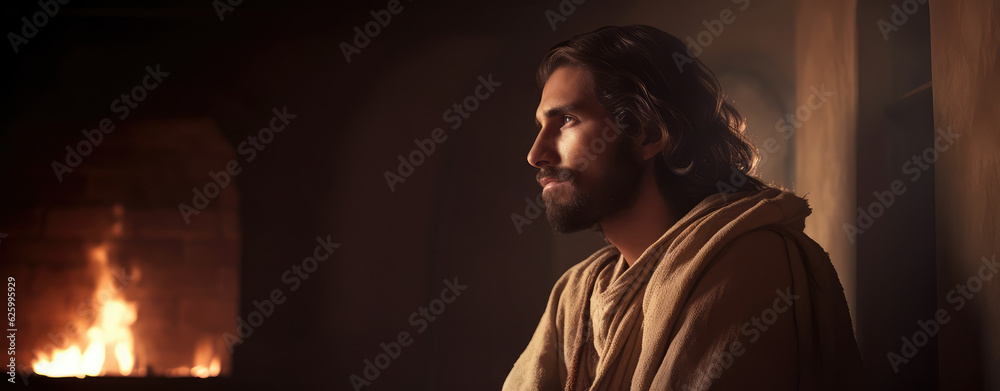 Saviour Random Person Jesus Christ, Savior of mankind, generative AI picture. Stock ...