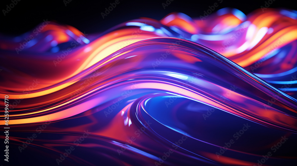 abstract background with waves. Generative Ai. abstract background with waves. Generative Ai.
