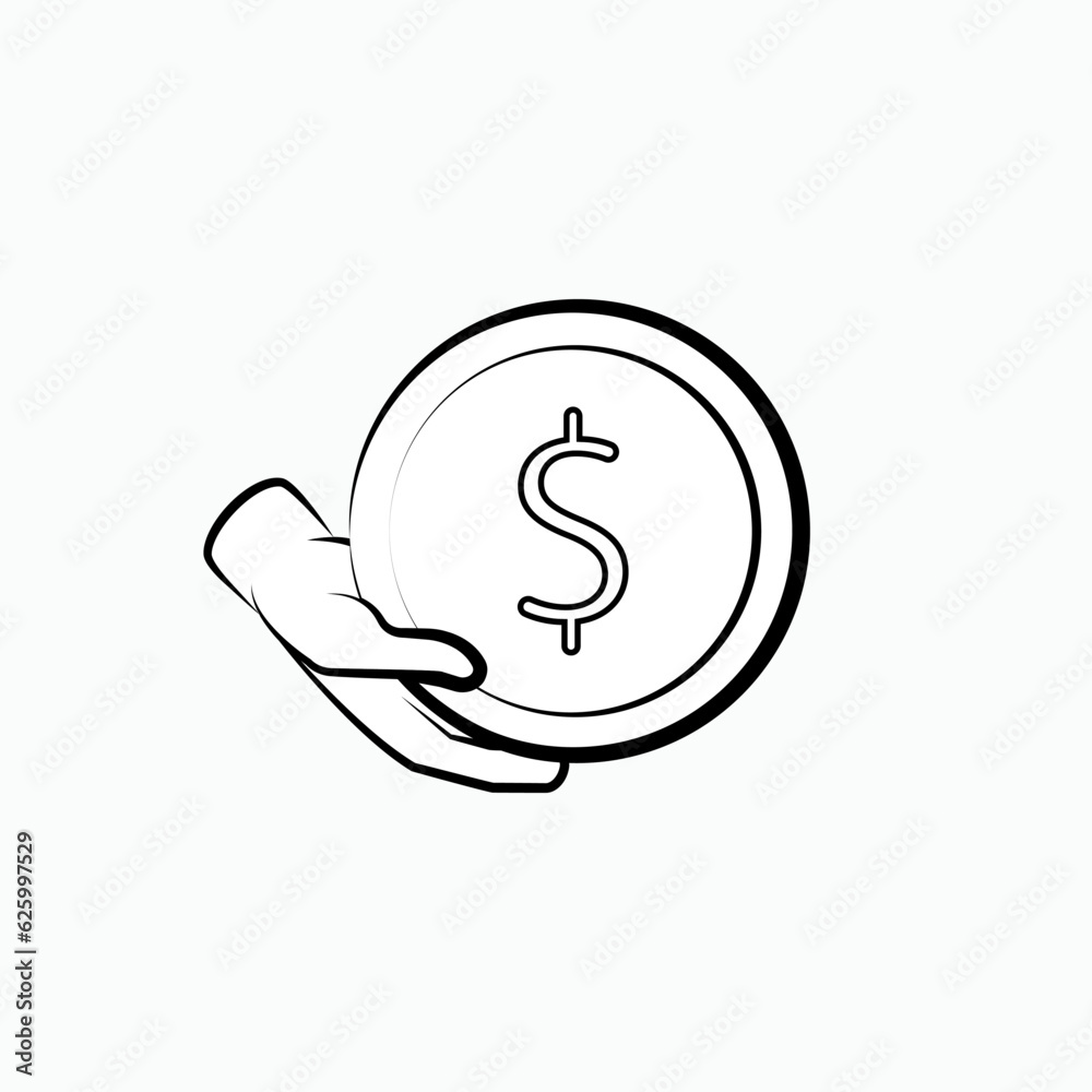 Fund Icon. Savings Symbol As Simple Vector Sign for Design and Website, Presentation or Application. Fund Icon. Savings Symbol As Simple Vector Sign for Design and Website, Presentation or Application.