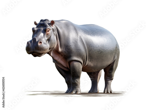 hippopotamus on transparent background