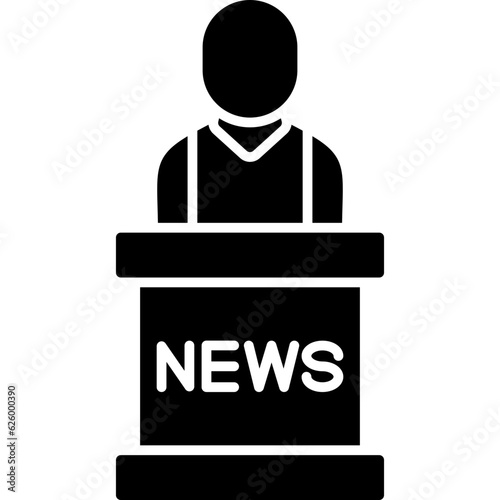 News Anchor Icon