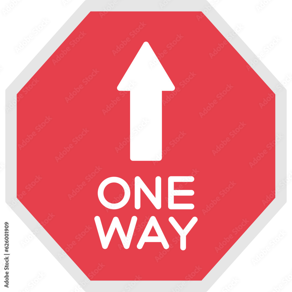 One Way Icon