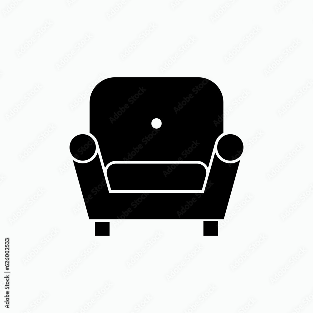 Sofa Icon. Furniture or Interior Element Illustration As A Simple Vector Sign & Trendy Symbol for Design and Websites, Presentation or Mobile Application. Sofa Icon. Furniture or Interior Element Illustration As A Simple Vector Sign & Trendy Symbol for Design and Websites, Presentation or Mobile Application.