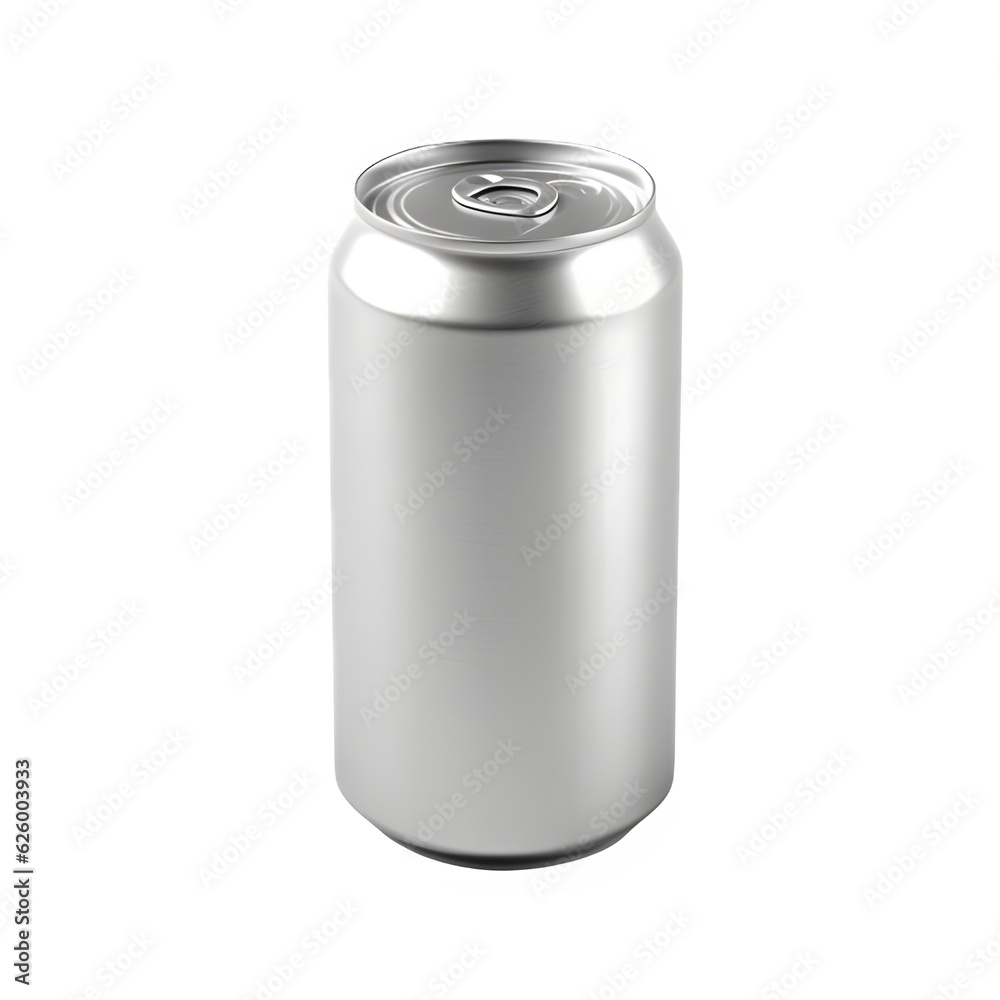 canned drink packaging isolated on transparent background, empty canned drink ,generative ai canned drink packaging isolated on transparent background, empty canned drink ,generative ai