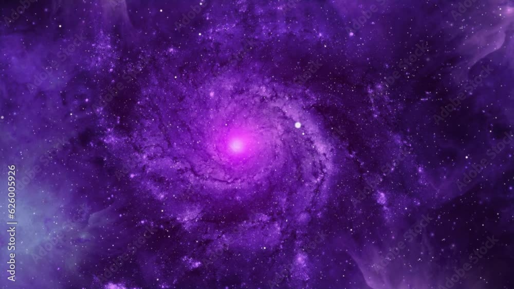 4K 3D Night sky flythrough traveling trough universe filled with stars, nebulae and galaxies. galaxy with nebula clouds fly to deep Cosmos stars, space, planets. for Titles, Intro, Logo Reveal